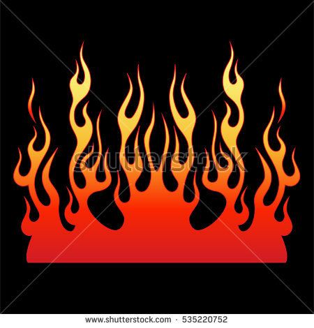450x470 Flame Vector Fire Colored Tribal Flames It Can Be Used