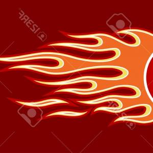 300x300 Photostock Vector Blazing Fire Decals For The Hood Of The Car Hot