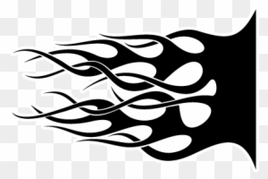 300x200 Download Free Png Bumper Stickers Car Tattoos Flames Black