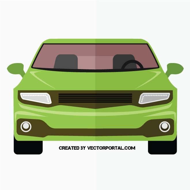 660x660 Car Front Side Vector Graphics Vehicles Free Vectors Car