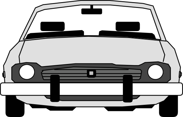 600x384 Car Front View Clip Art