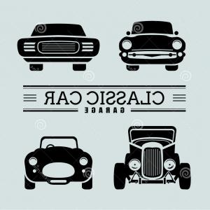 300x300 Cars In Front View Black Icons Vector Hoodamathrun