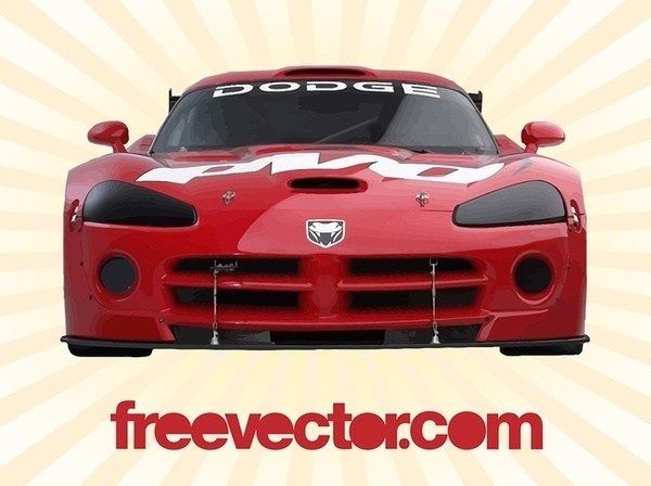 600x448 Dodge Viper Front View Free Vector Free Car Images Vector Free