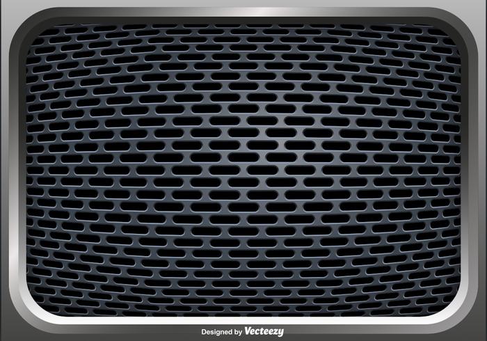700x490 Vector Illustration Of A Speaker Grill