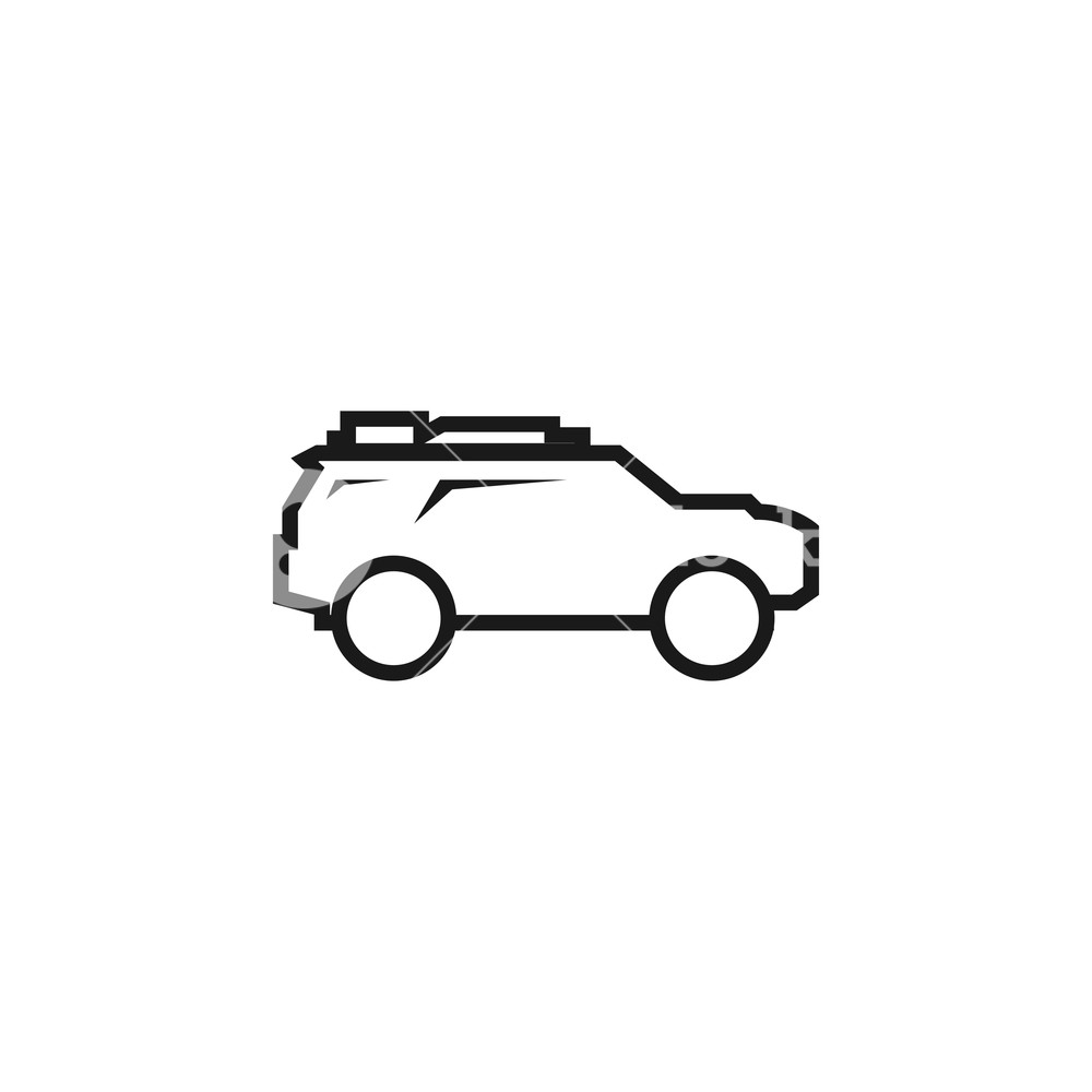 Suv Car Outline Logo Icon Vector Template Royalty Free Stock Image 1000x1000 Suv Car Outline Logo Icon Vector Template Royalty Free Stock Image