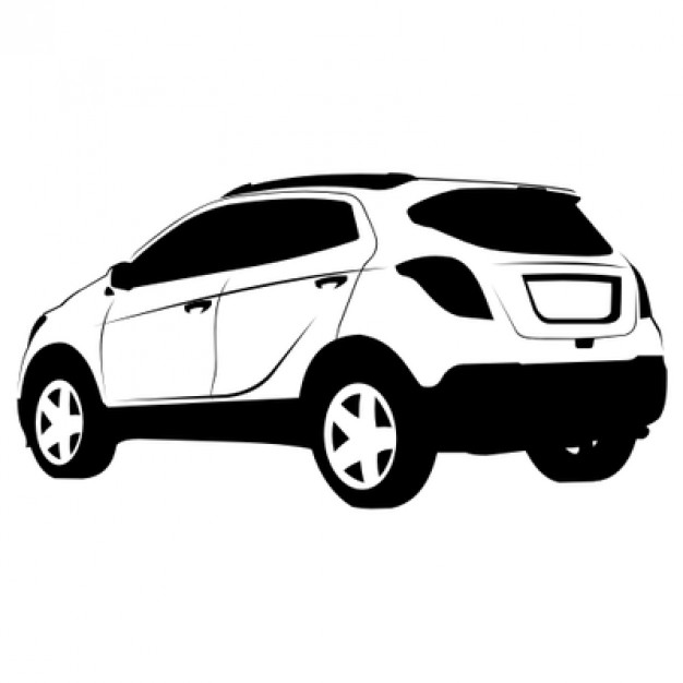 626x626 Detailed Opel Mokka Car Illustration Vector Free Download