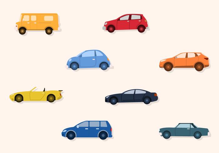 700x490 Flat Car Vectors