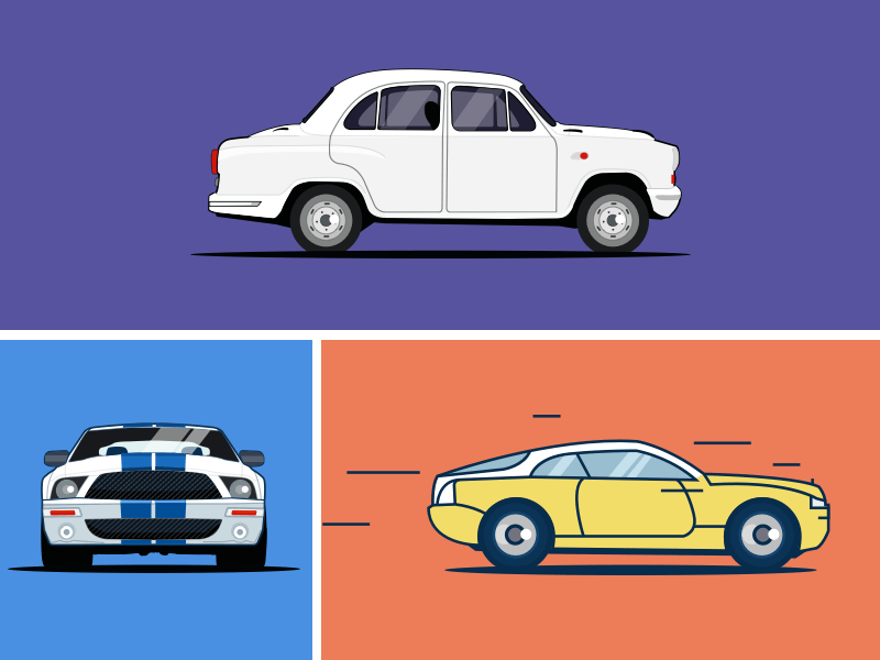 800x600 Car Illustrations Sketch Freebie