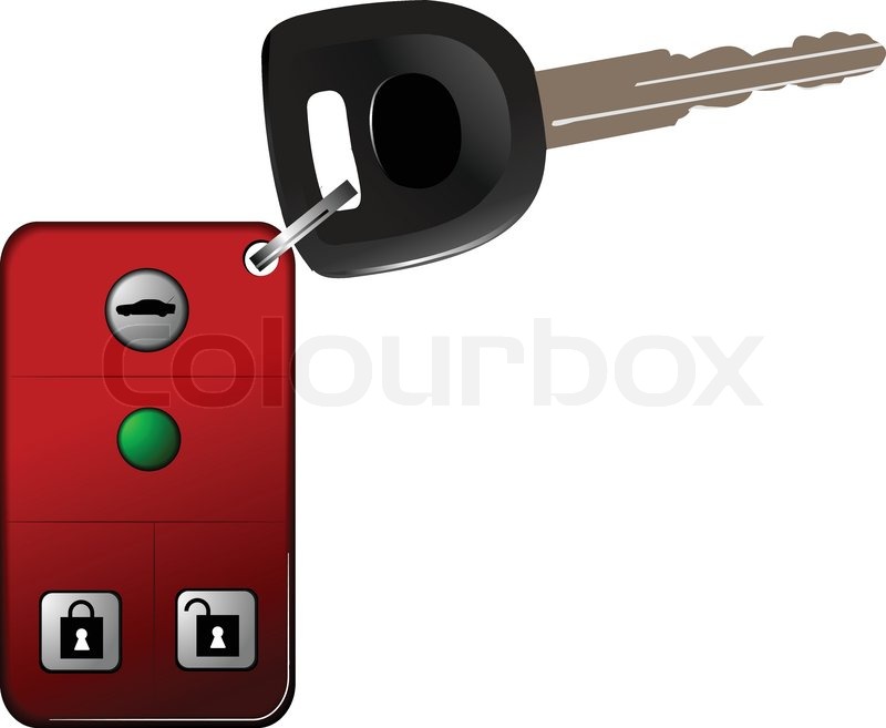 Car Key With Remote Control Isolated Stock Vector Colourbox 800x657 Car Key With Remote Control Isolated Stock Vector Colourbox