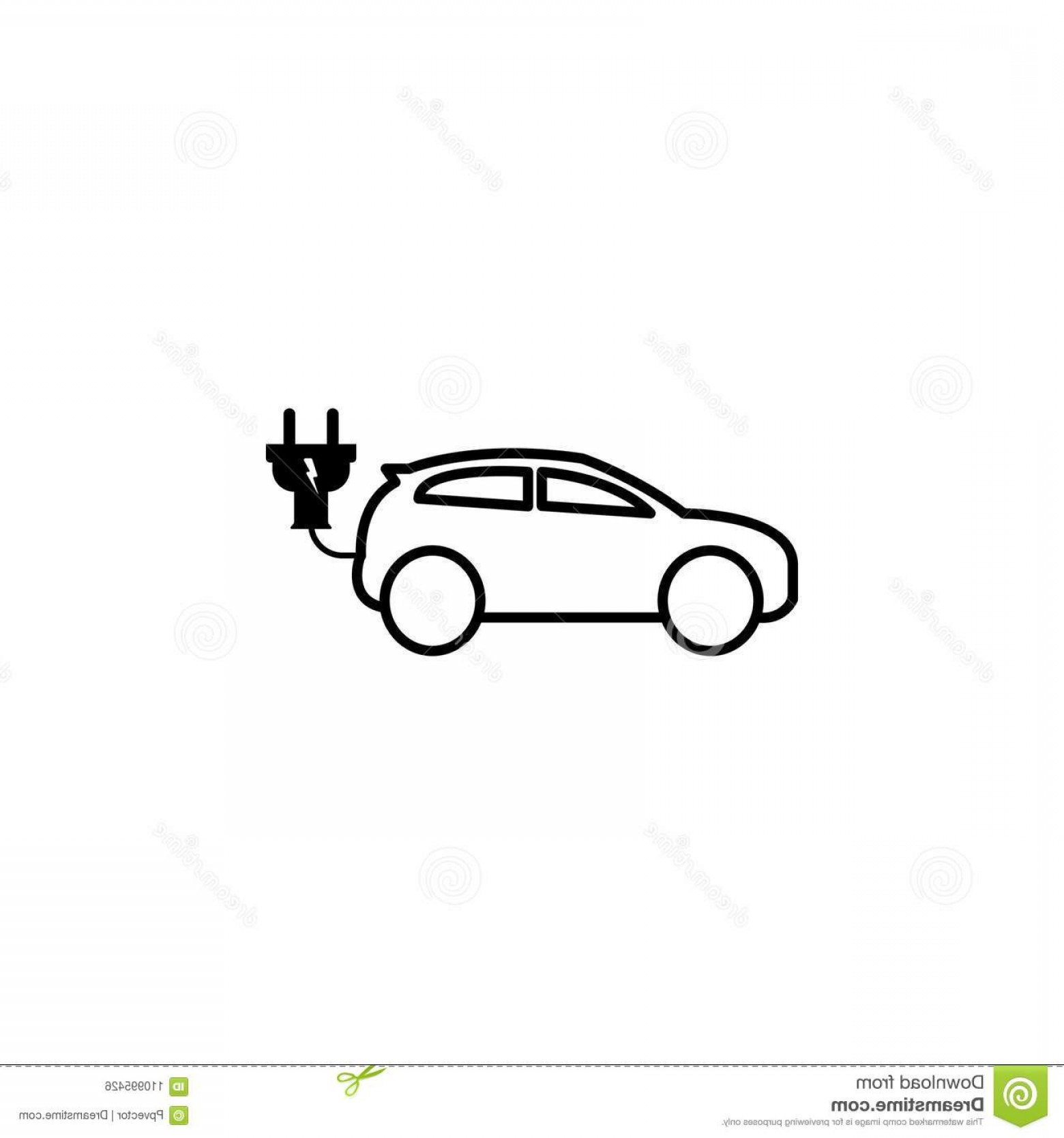 1560x1668 Electric Car Line Icon Vector Electric Car Line Icon Vector