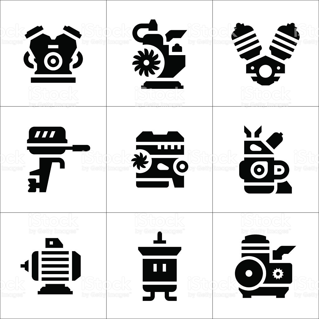 1024x1024 Engine Icon Vector