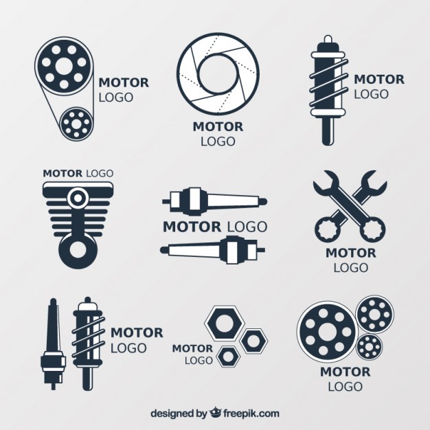 626x626 Logos For Car Repair Shops Vector Free Download