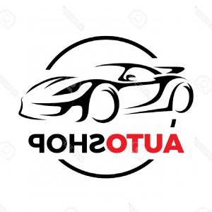 300x300 Photostock Vector Red Sport Car Silhouette Logo Design Vector