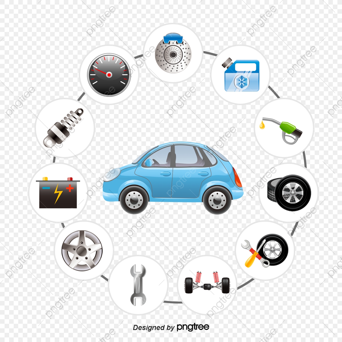 1200x1200 Vector Cars And Auto Parts, Vector Diagram, Car, Car Parts Png