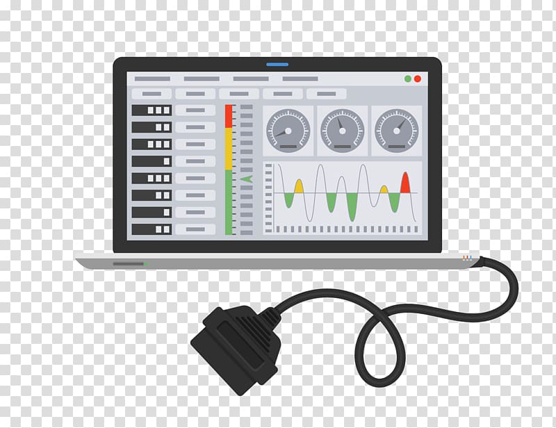 800x616 Car Motor Vehicle Service Illustration, Cartoon High Tech Notebook