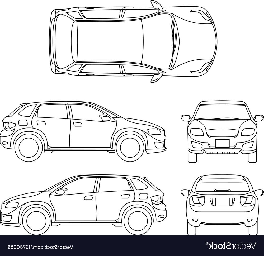 Car Outline Vector At Vectorified Collection Of Car Outline Car Outline Vector At Vectorified Collection Of Car Outline