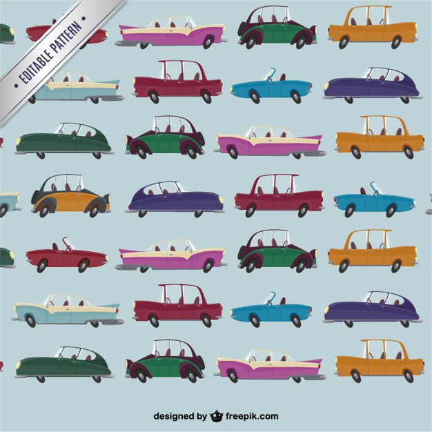 626x626 Car Pattern Vector Vector Free Download