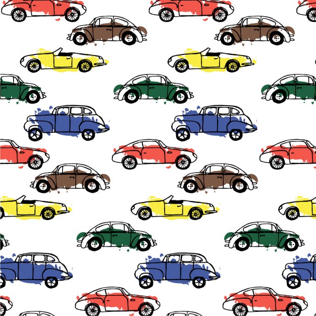 626x626 Cars Pattern Vector Free Download