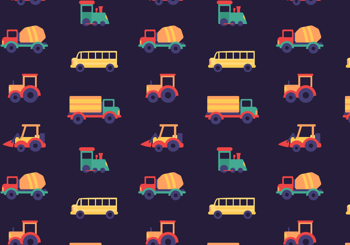 700x490 Free Car Pattern Vector