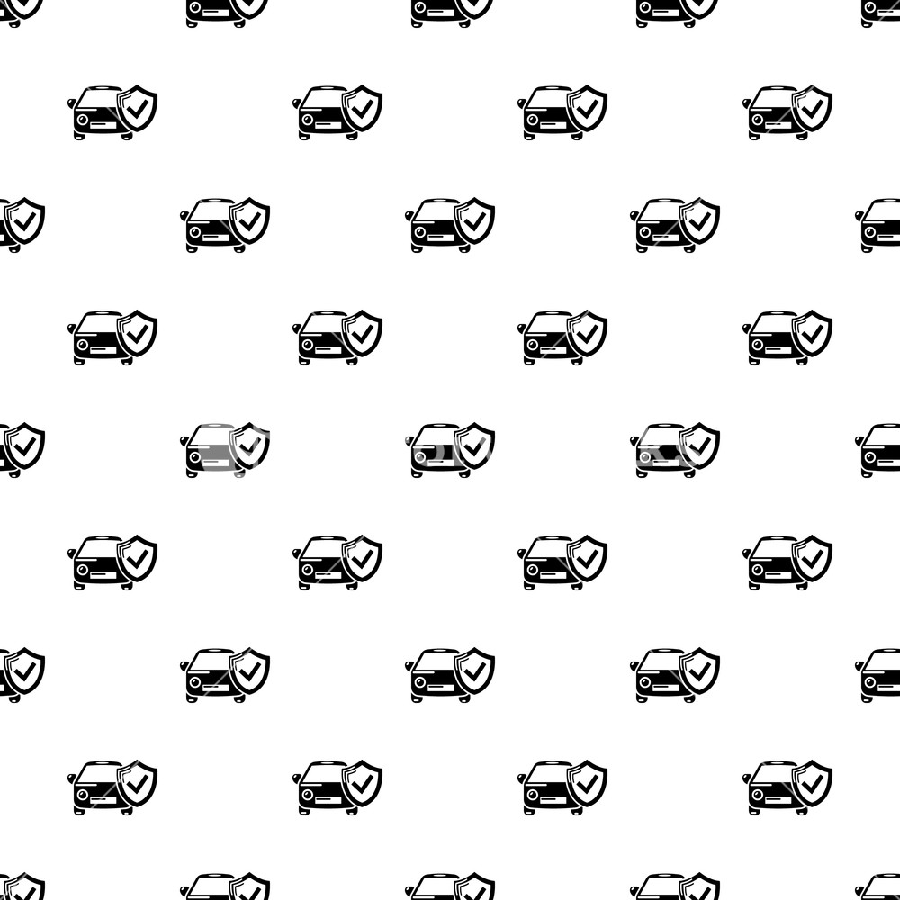 1000x1000 Insurance Car Pattern Vector Seamless Repeating For Any Web Design