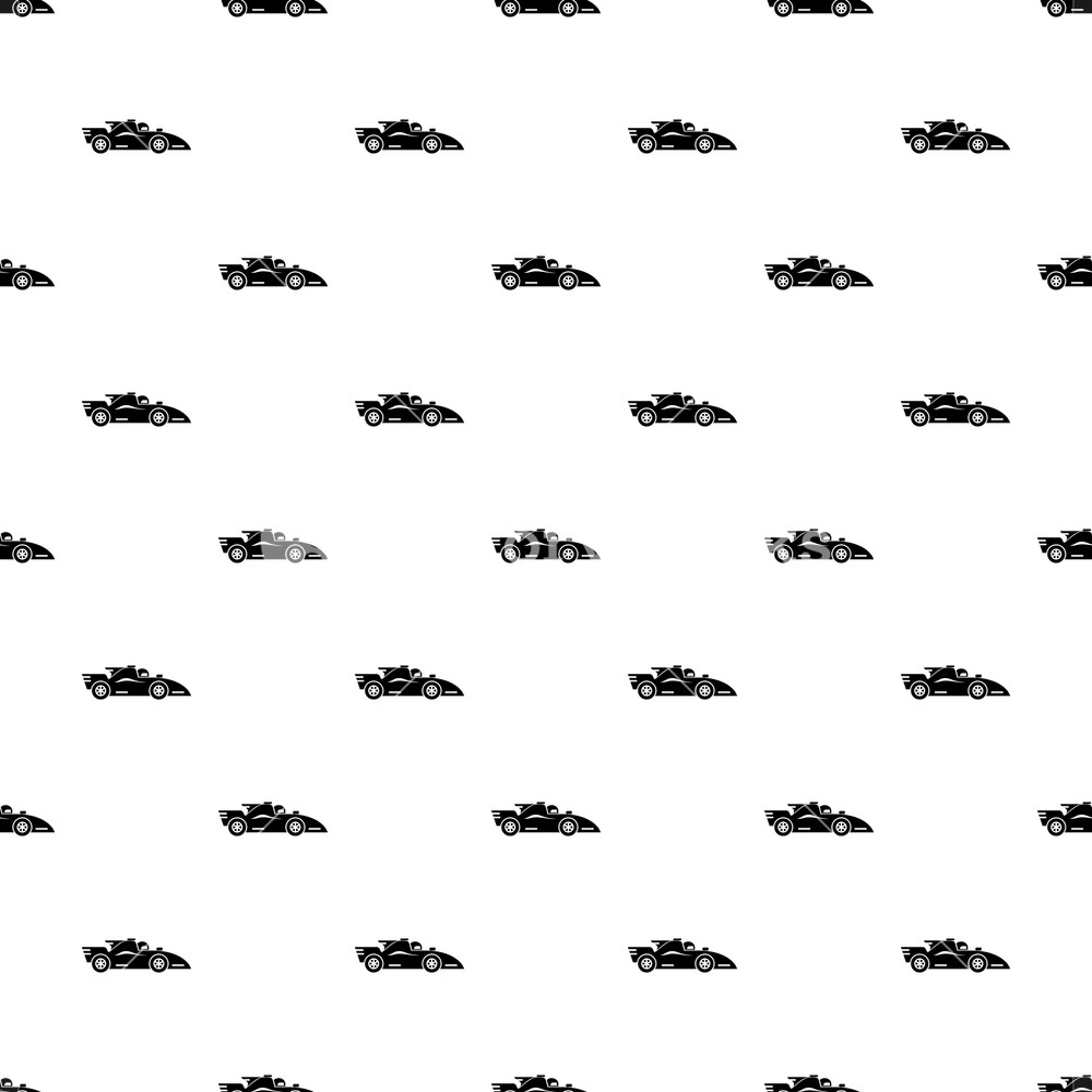 1000x1000 Racing Car Pattern Vector Seamless Repeating For Any Web Design