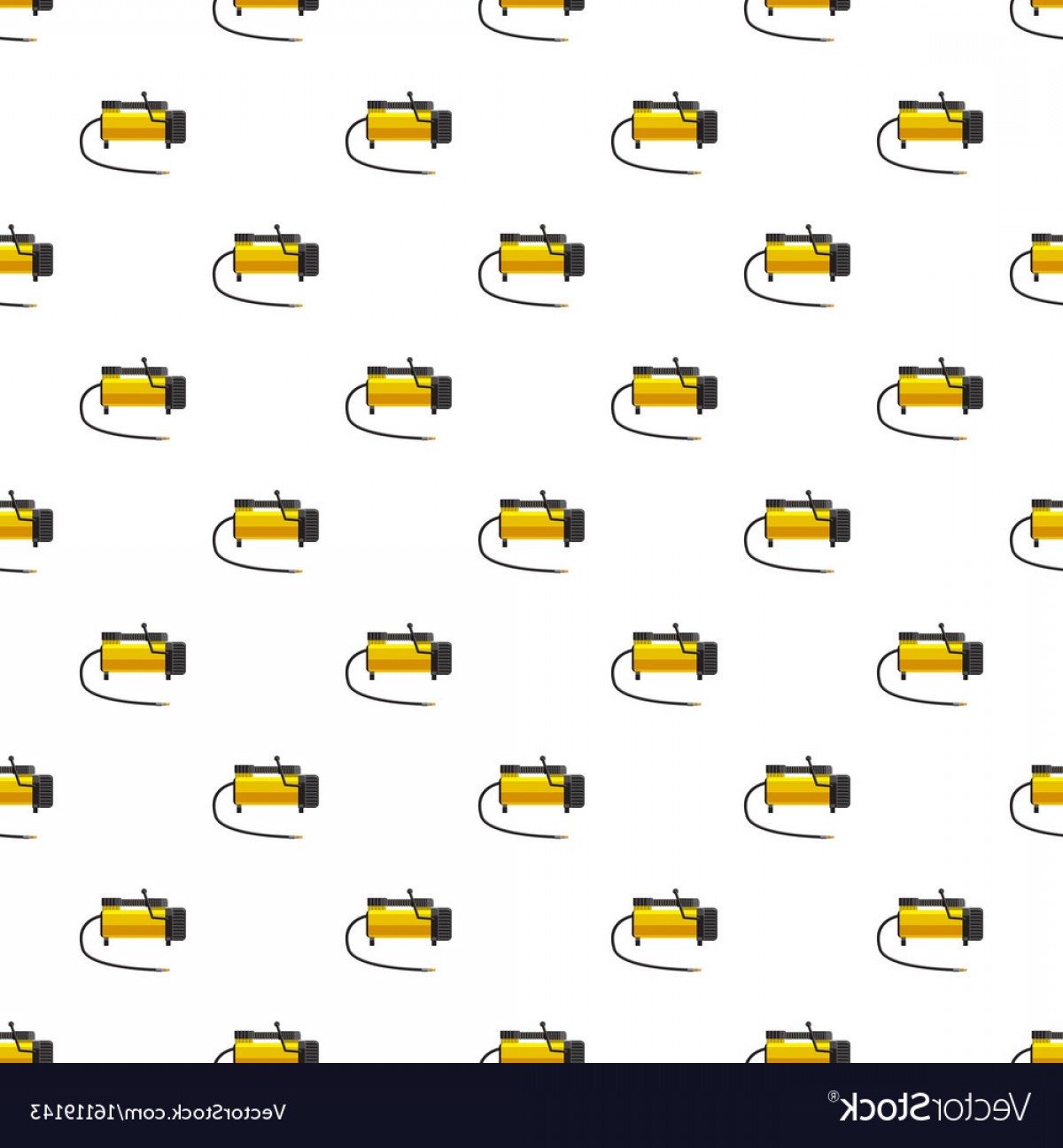 1200x1296 Car Air Compressor Pattern Vector Handandbeak