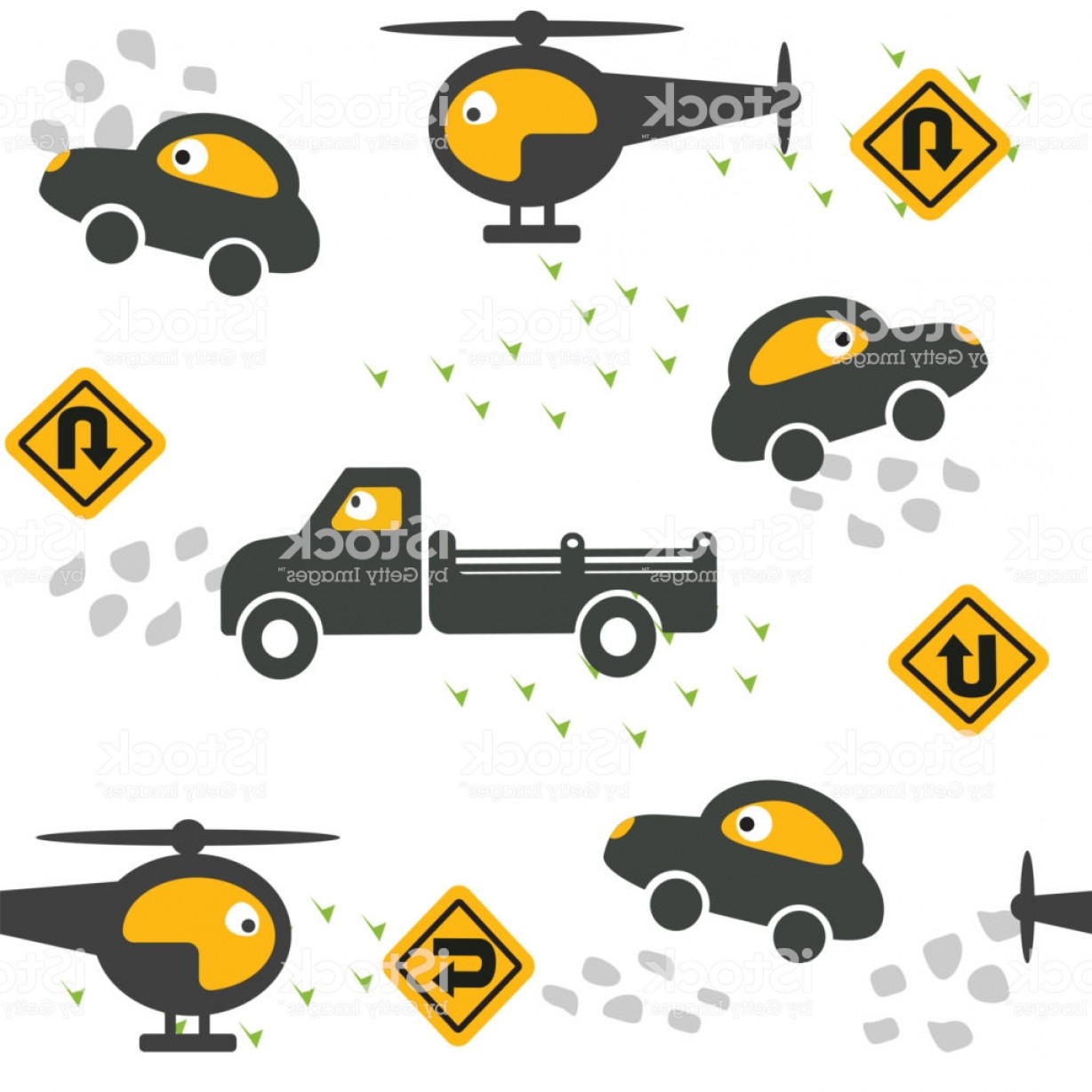 1228x1228 Car Toy Seamless Pattern Vector Kids Textile Illustration Gm