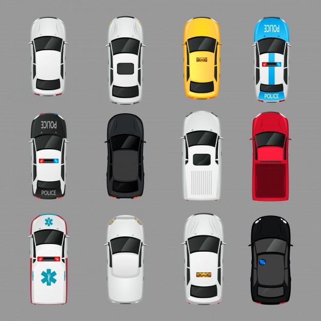 Car Plan View Vector at Vectorified.com | Collection of Car Plan View ...