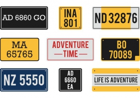 Car Plate Free Vector Graphic Art Free Download 285x200 Car Plate Free Vector Graphic Art Free Download