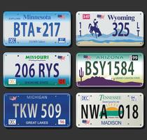 Car License Plate Free Vector Art 210x200 Car License Plate Free Vector Art