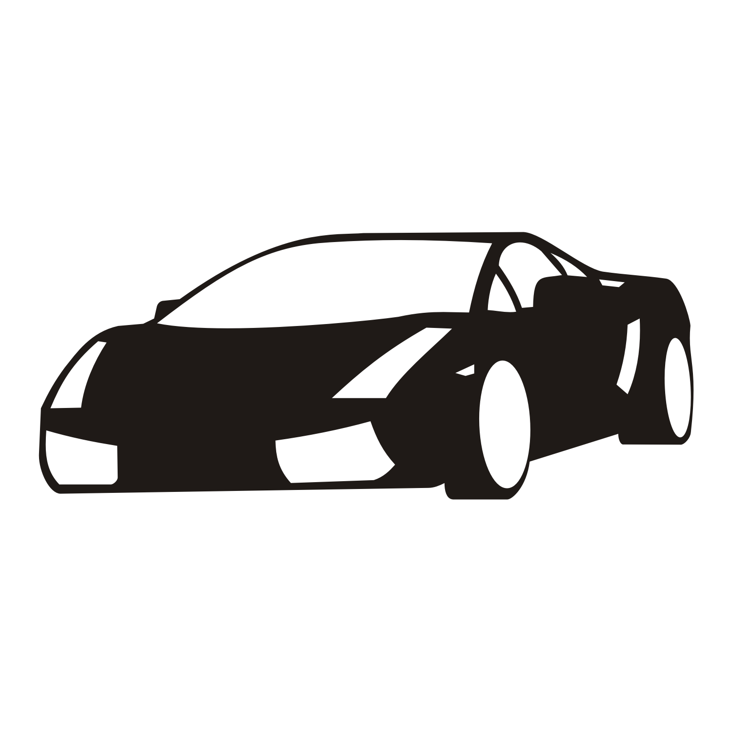 Vector For Free Use Black Car On White 1500x1500 Vector For Free Use Black Car On White