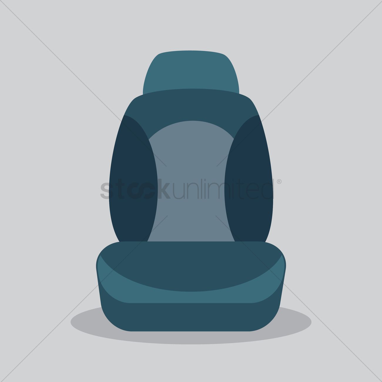 1300x1300 Car Seat Vector Image