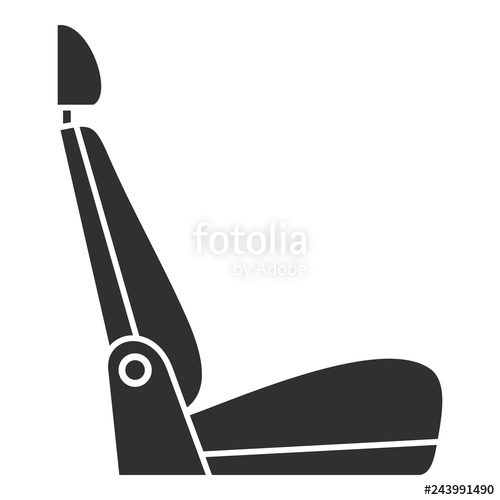 500x500 Car Seat Icon Simple Illustration Of Car Seat Vector Icon For Web