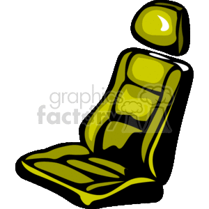 300x300 Green Car Seat Clipart Royalty Free Gif, Clipart