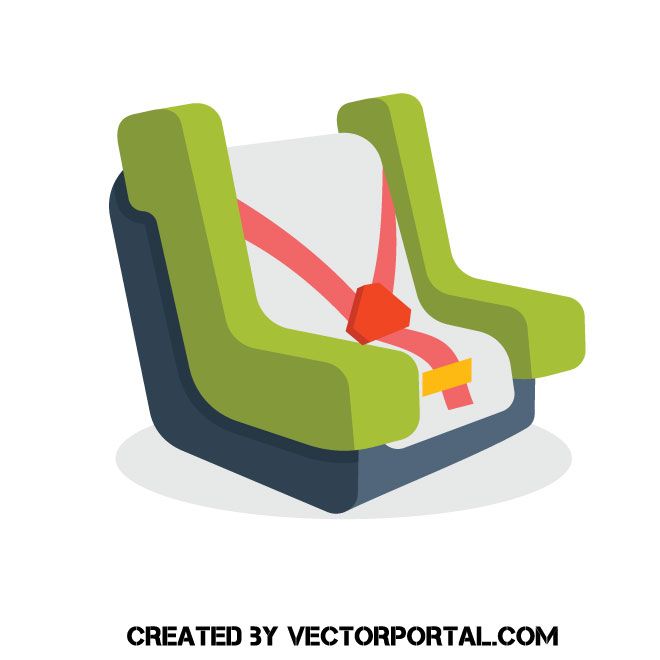 660x660 Baby Car Seat Vector Image Various Vectors Baby Car Seats, Car