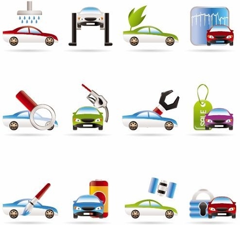 494x463 Car Services Vector Icons Free Vector In Encapsulated Postscript