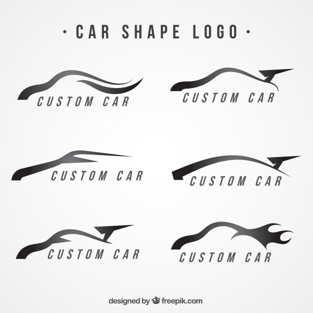 626x626 Modern Logos With Car Shapes Vector Free Download