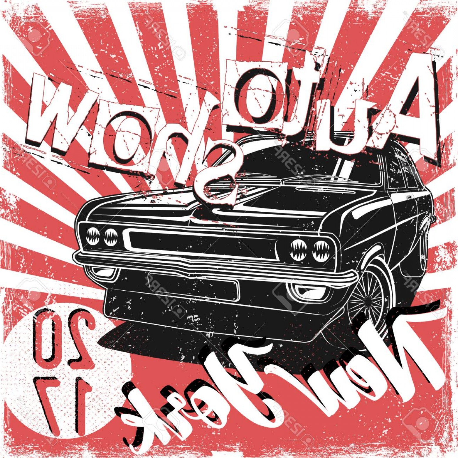 1560x1560 Car Show T Shirt Vectors Lamaison