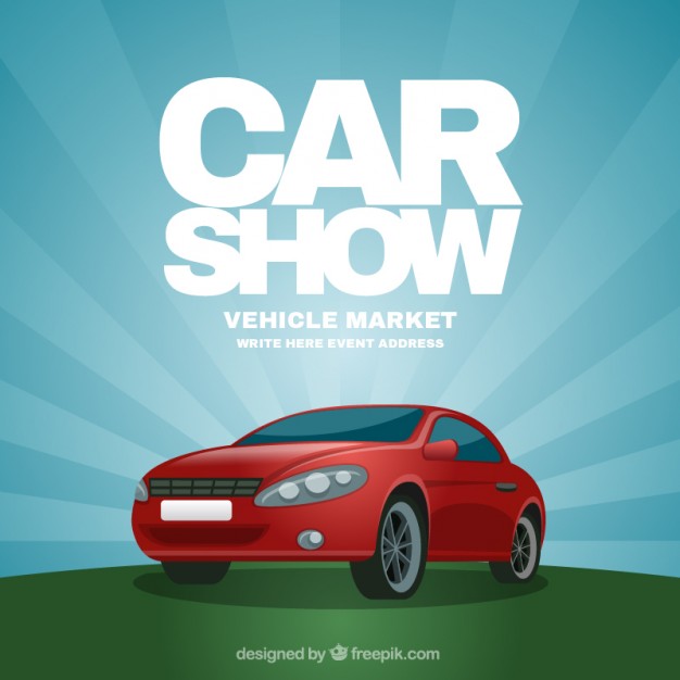 626x626 Car Show Vector Free Download