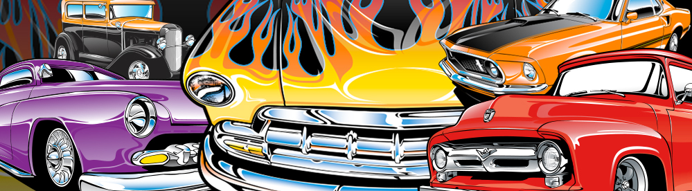 999x276 Car Show Clip Art