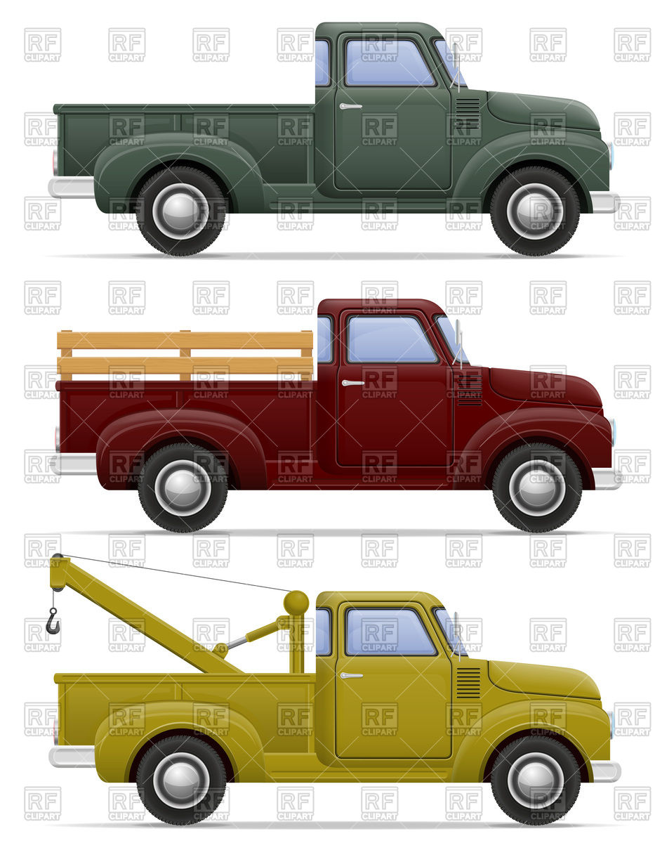 Set Of Old Retro Car Pickup 933x1200 Set Of Old Retro Car Pickup