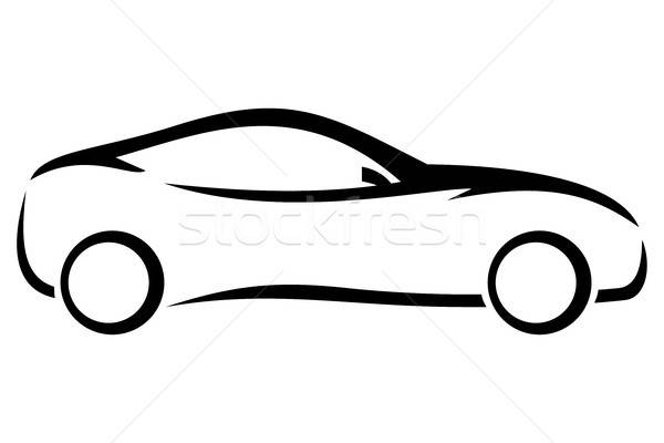 Sports Car, Side Vector Illustration Djdarkflower 600x400 Sports Car, Side Vector Illustration Djdarkflower