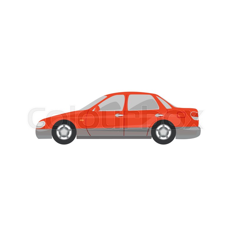 Red Car, Side View Vector Illustration Stock Vector Colourbox 800x800 Red Car, Side View Vector Illustration Stock Vector Colourbox