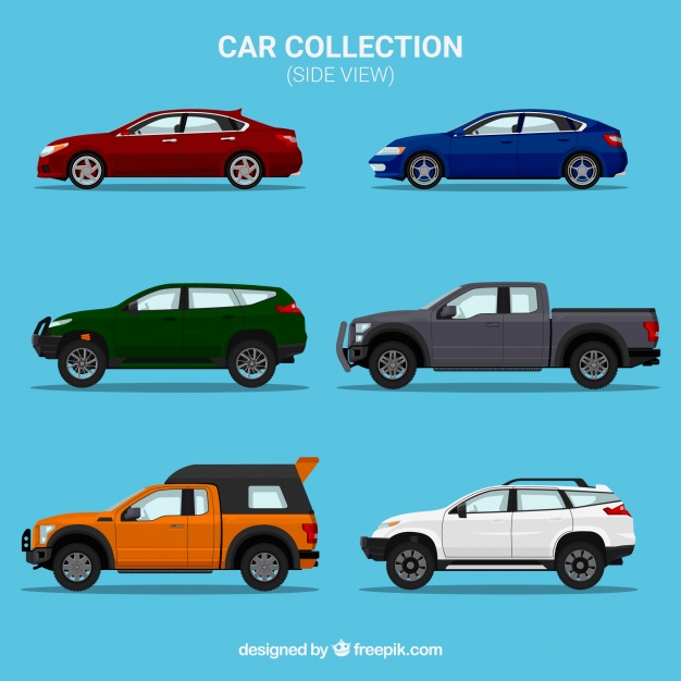Side View Collection Of Six Different Cars Vector Free Download 626x626 Side View Collection Of Six Different Cars Vector Free Download