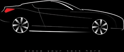 Car Side View Free Vector Download 512x217 Car Side View Free Vector Download