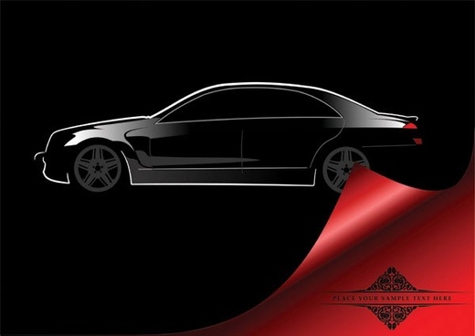 520x368 Vector Car Silhouette Free Vector Download