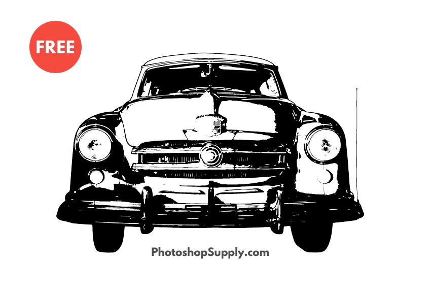 Free Car Silhouette 850x577 Free Car Silhouette