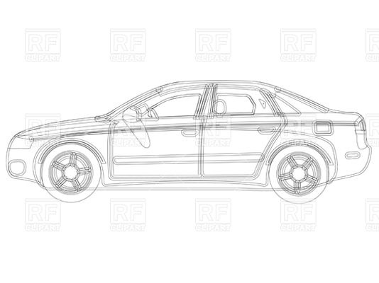 534x400 Car Simple Sketch
