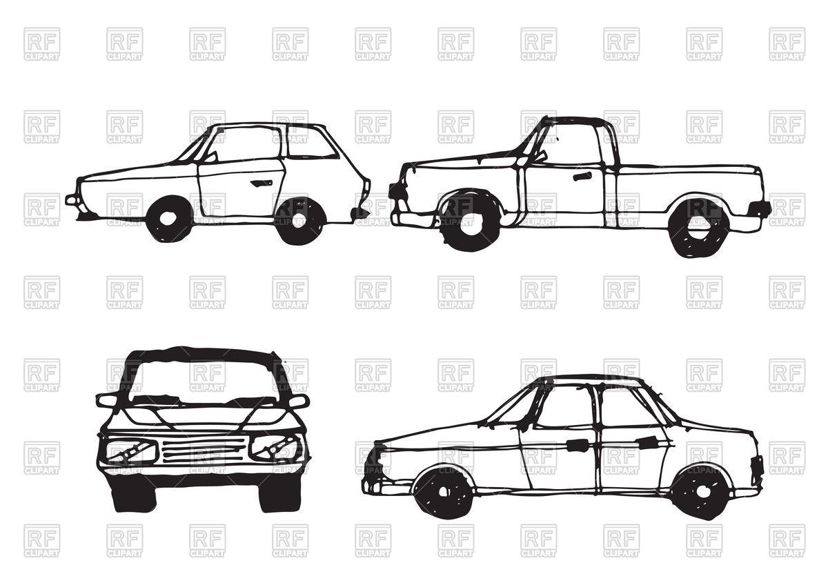 1200x848 Car Sketch On White Vector Image Of Transportation Tumdee