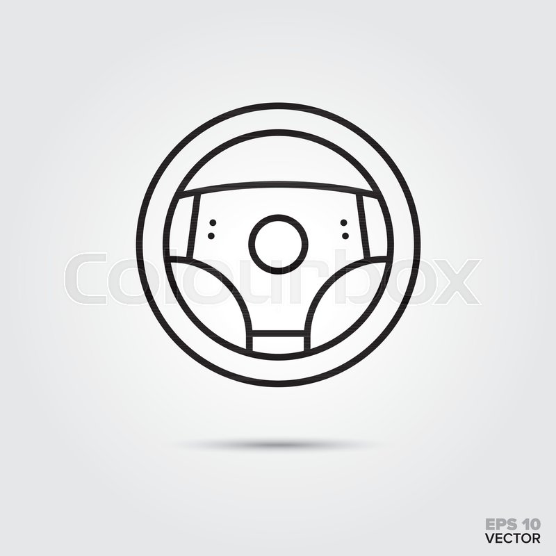 Car Steering Wheel Vector Icon Stock Vector Colourbox 800x800 Car Steering Wheel Vector Icon Stock Vector Colourbox